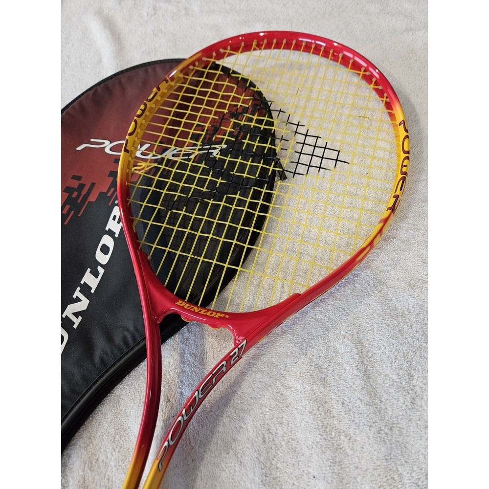 Dunlop Power 27 Series Aluminium Oversize Tennis Racquet With Cover 27"‎ Long
